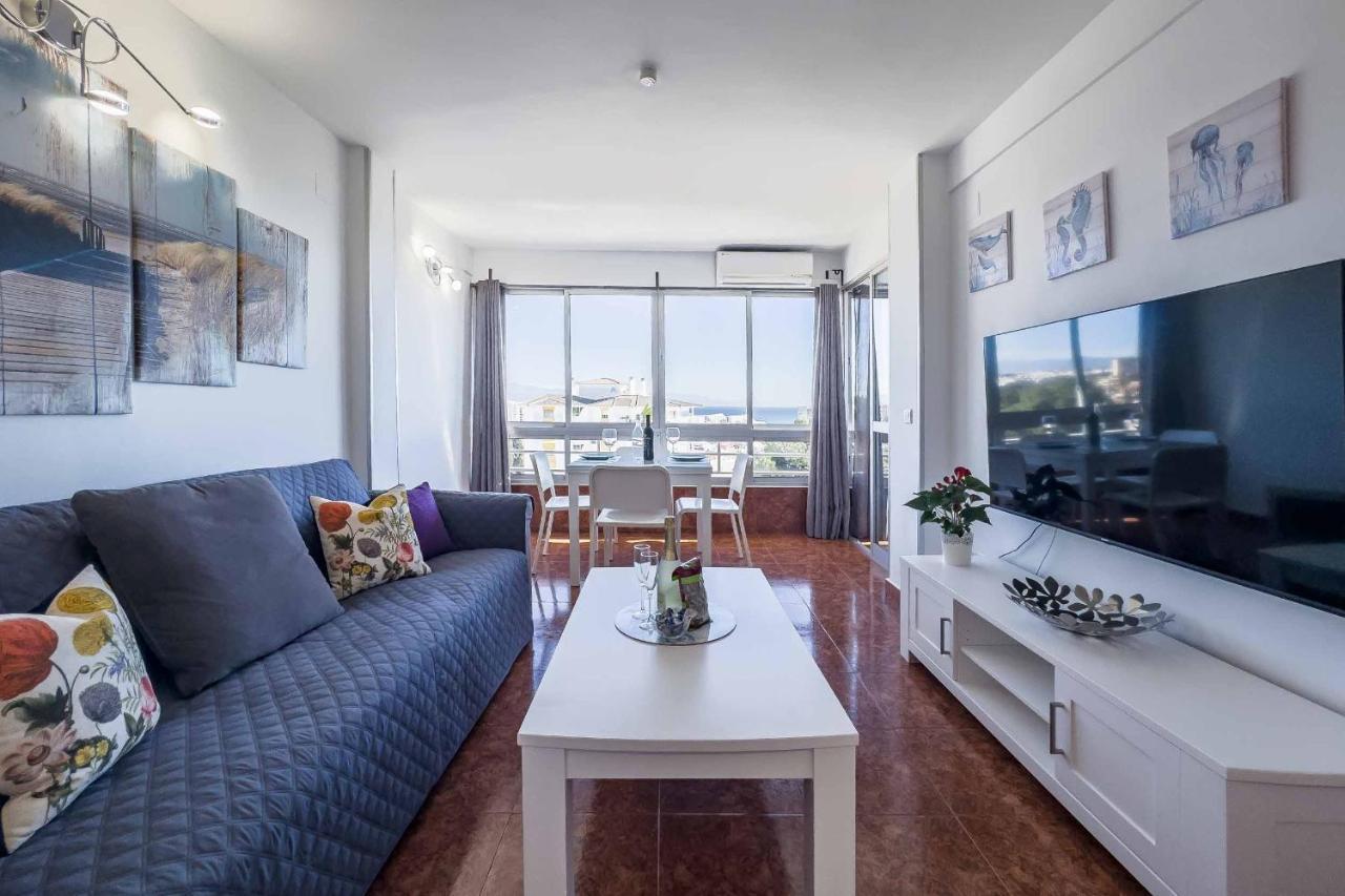 Apartamento Acogedor, Terraza, Piscina Y Mar ベナルマデナ エクステリア 写真